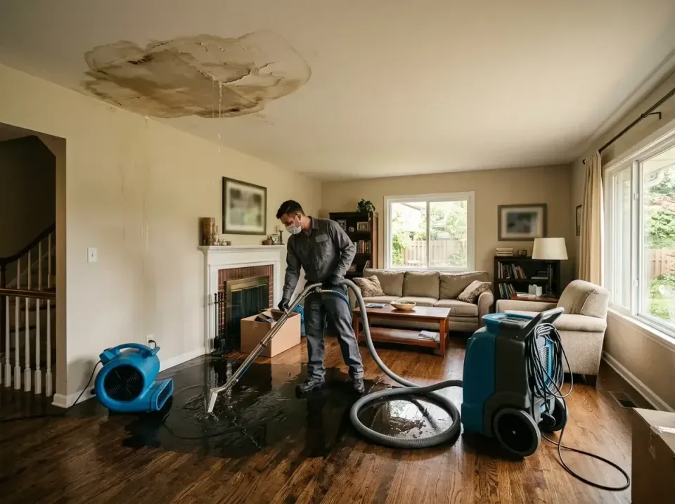 attic-pipe-burst-ceiling-drip-008 — frequently asked questions, Water Damage Restoration & Carpet Care in Waukon, IA
